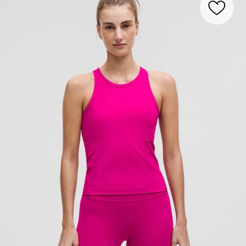 Lululemon Align Raceback Tank size 12 Pink